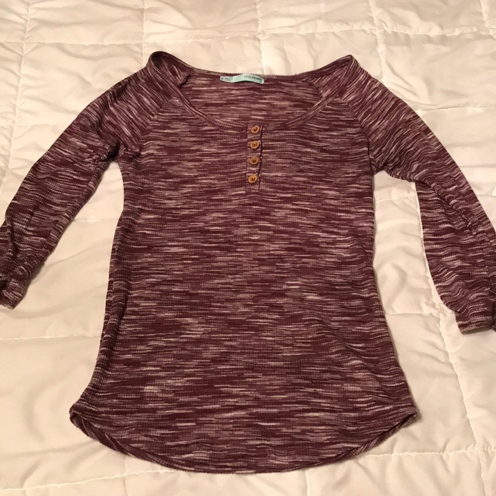 Maurice's quarter sleeve shirt