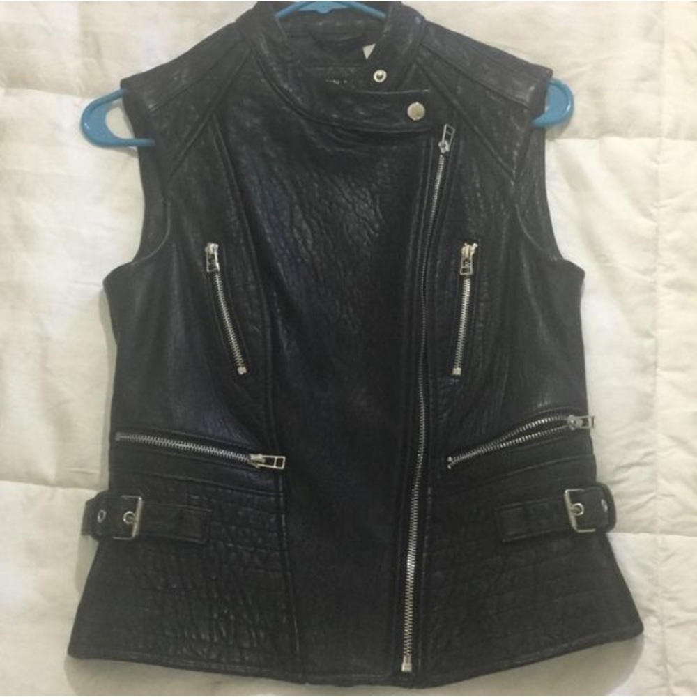 Dawn Levy Leather Vest