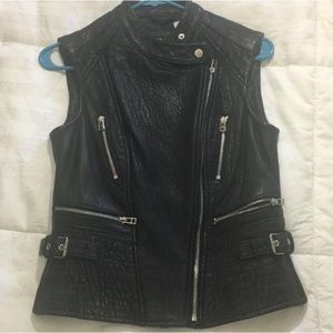 Dawn Levy Leather Vest