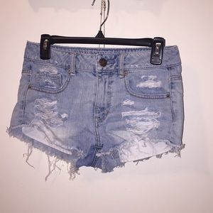 American eagle high waisted festival shorts