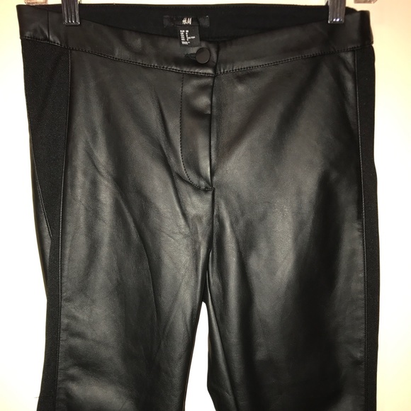 H&M Faux Leather Pants - Picture 2 of 6