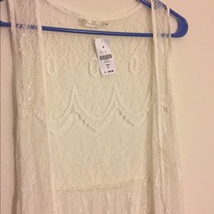 LF long lace cardigan