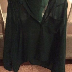 Dark green blouse