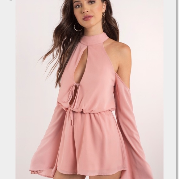 Blush pink Tobi Romper - Picture 1 of 3