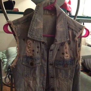 Denim vest