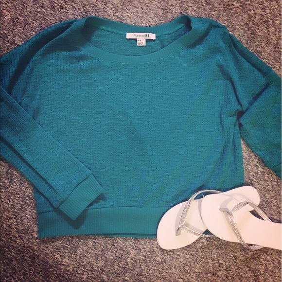 🎀👚forever21 crop sweater - Picture 2 of 3