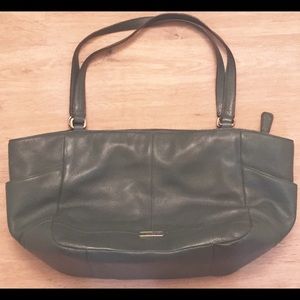 Ivy colored coach bag.