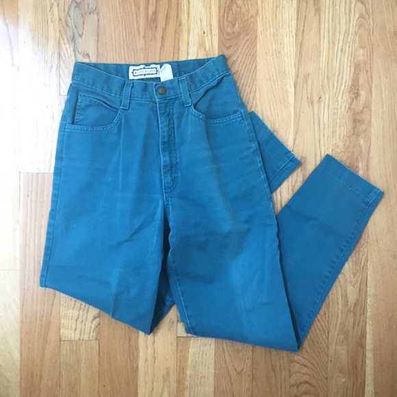 TEAL mom jeans! - Picture 1 of 3