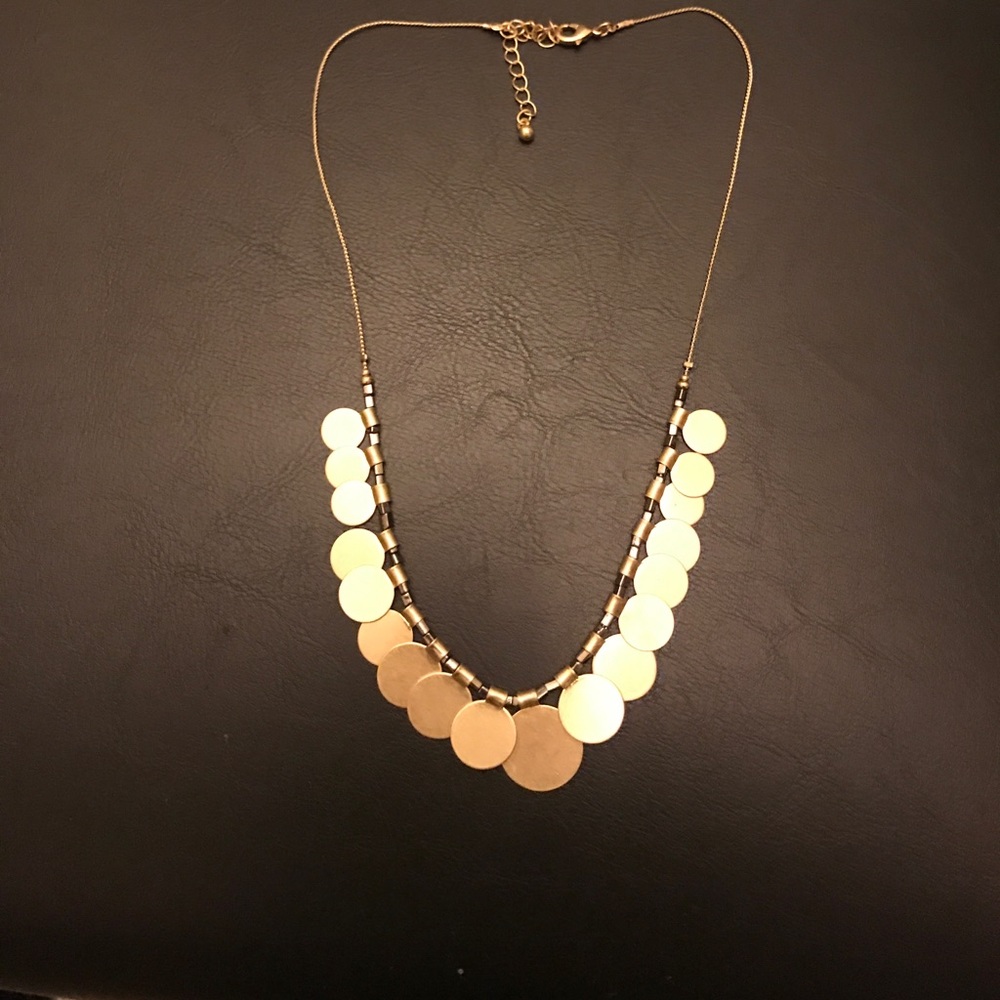 Gold tone necklace