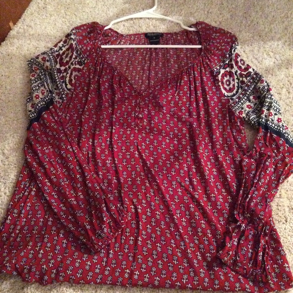 Long sleeved blouse