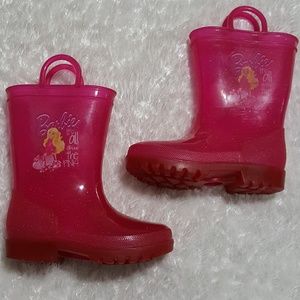 Barbie Rain Boots with lights