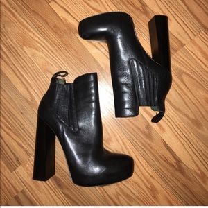 Black Alexander Wang Platform BOOTIES