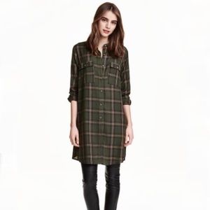 H&M DIVIDED SHIRT DRESS