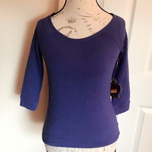 Vera wang Mid Sleeve Top