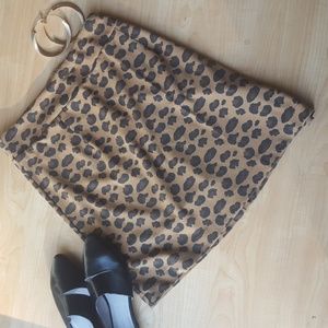 Jessica London animal print skirt