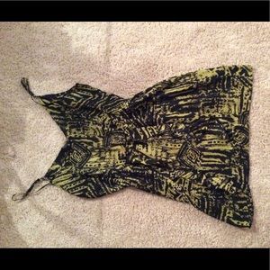 Black and yellow dress