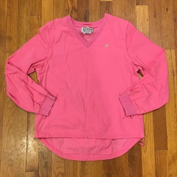 Lilly Pulitzer Jackets & Blazers - Lilly Pulitzer Pink Golf Tennis Wind Breaker /Vest