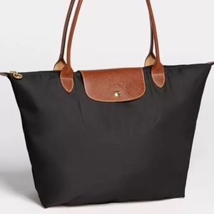 Black Longchamp Tote bag.