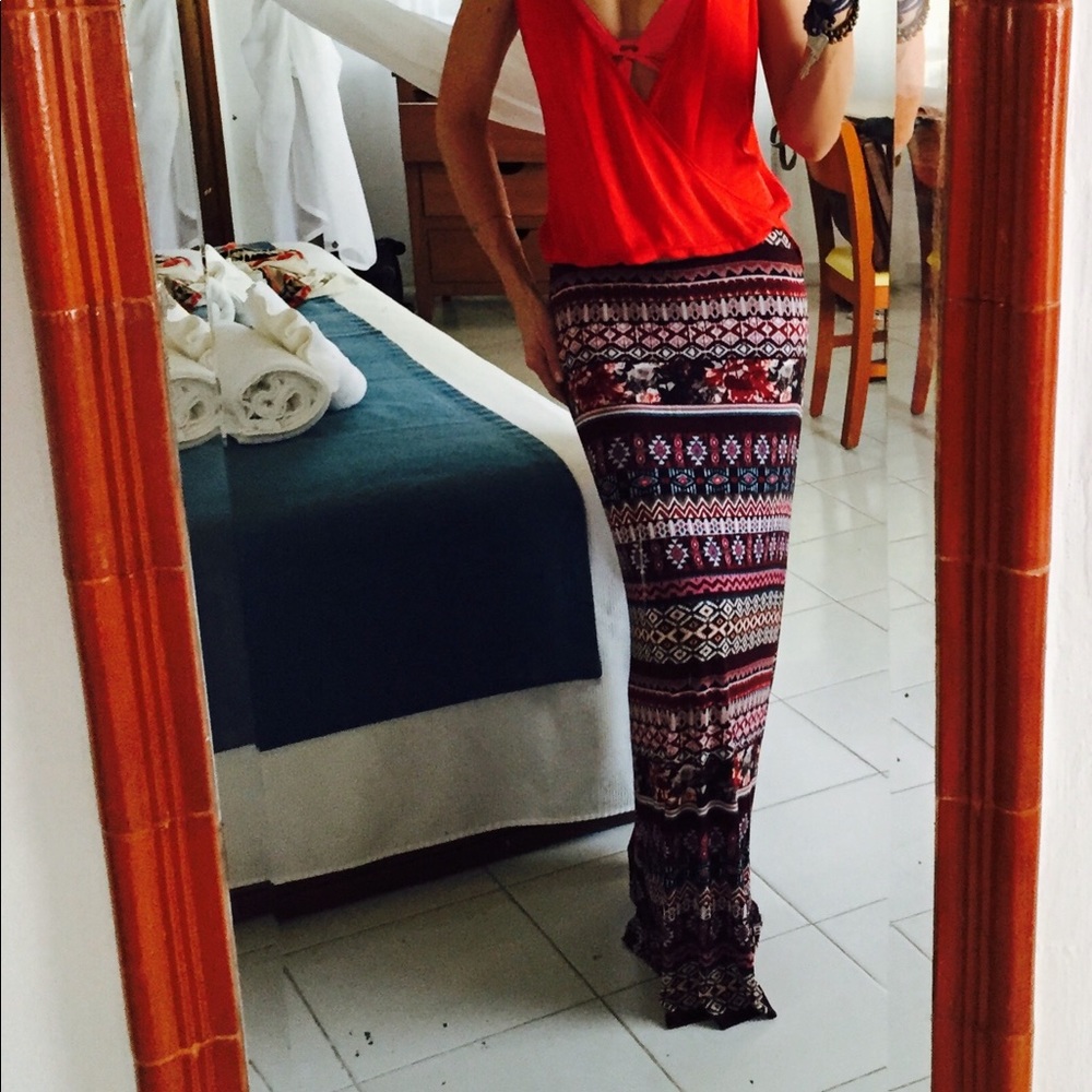 Nordstrom tribal floor length SKIRT