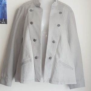 CJ Banks Grey Jacket