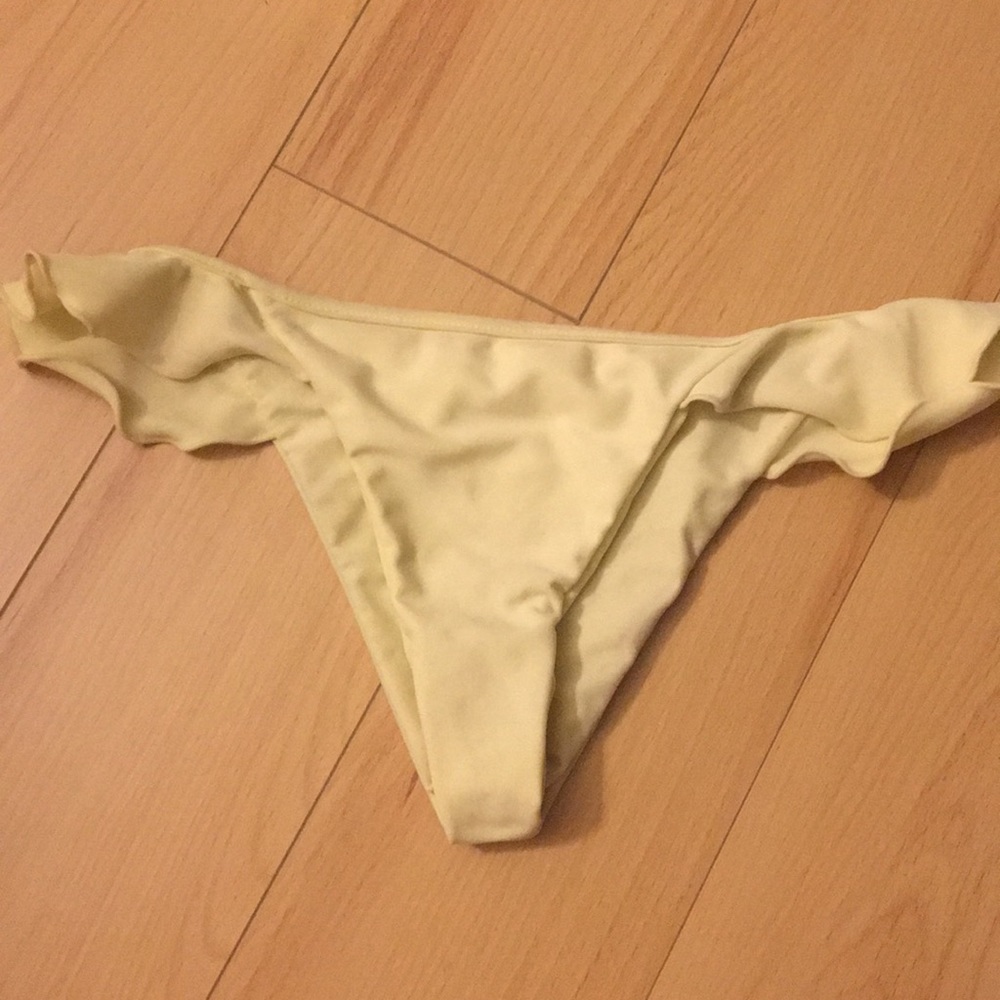 Tori Praver Light Yellow bottoms xs