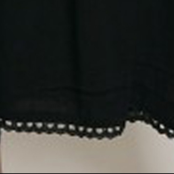 FINAL SMALL Black Bohemian Off Shoulder Midi Dress - Picture 3 of 3