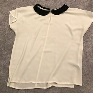 Contrast colored collar