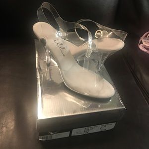 Ellie npc competition heel 4' with ankle strap