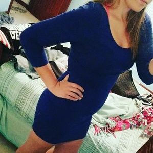 Blue dress