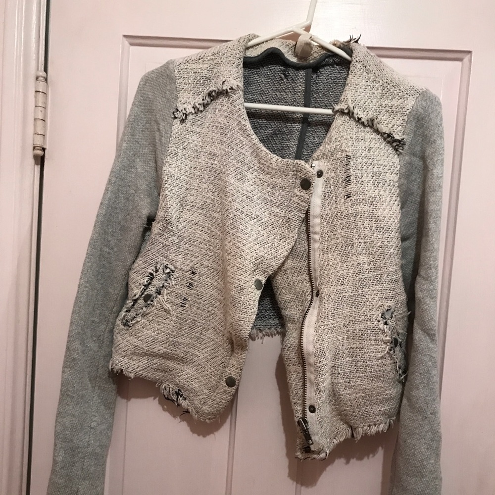 Free People tweed jacket
