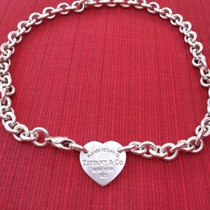 🌟SALE🌟TIFFANY'S🌟RETIRED🌟HEART TAG LINK CHOKER