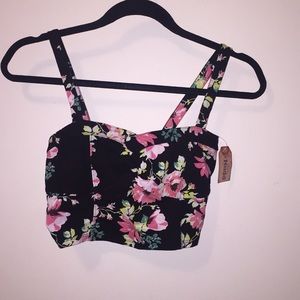 Mudd floral print bralette