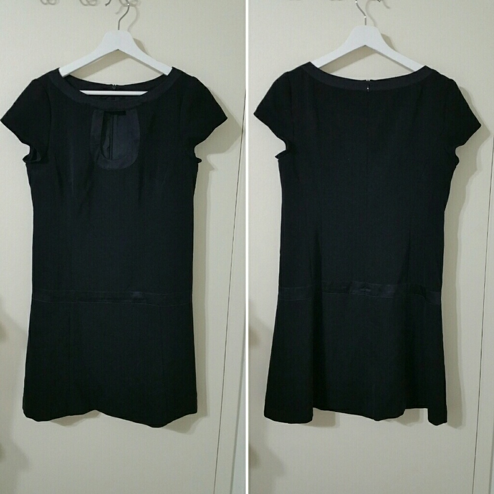 Nanette Lepore drop waist cutout front dress