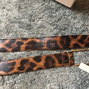 NY & Company Eva Mendes Collection Leopard Belt