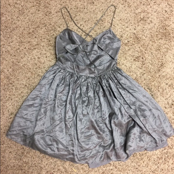 Fancy Silver Dress (never worn) - Picture 2 of 2