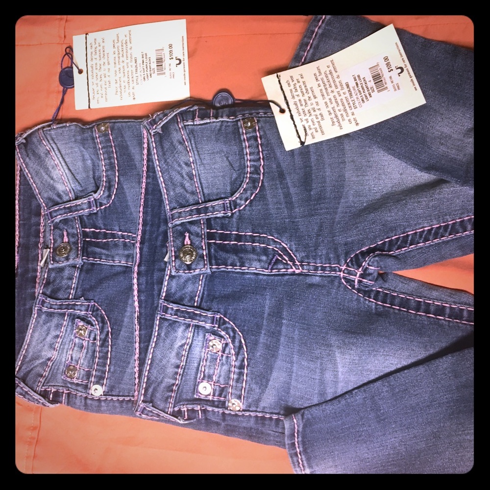 NWT True Religion girls jeans!