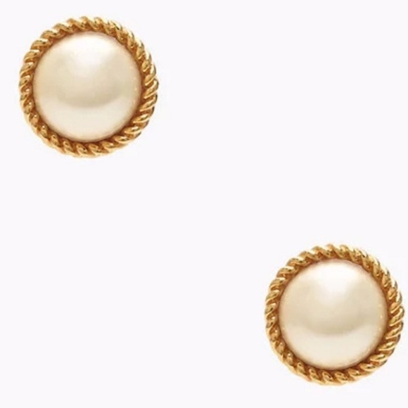kate spade Jewelry - Kate Spade Greek Pearl Stud