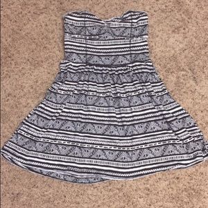 Tribal Strapless Dress