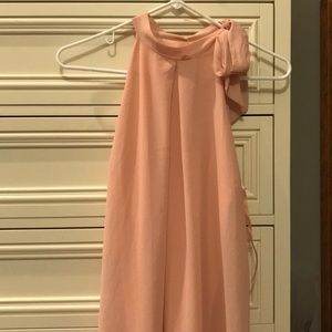 Pink halter dress