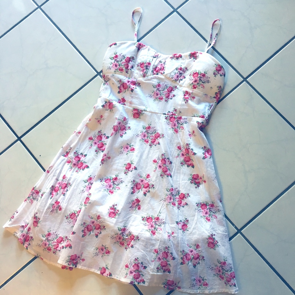 Emerald Sundae Floral Spring Dress