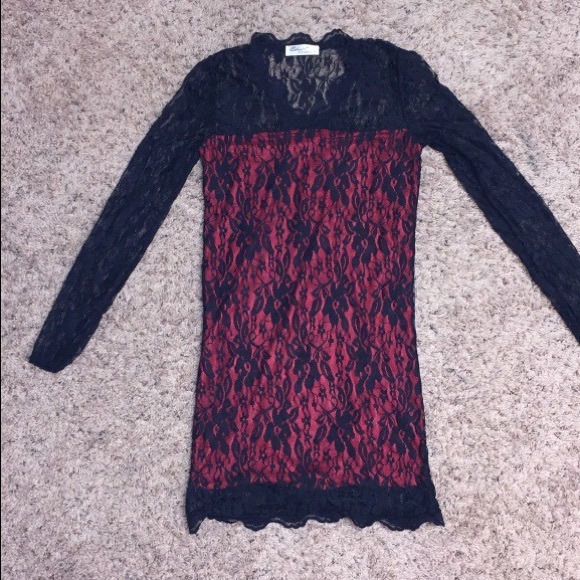Red Lace Dress - Picture 1 of 1