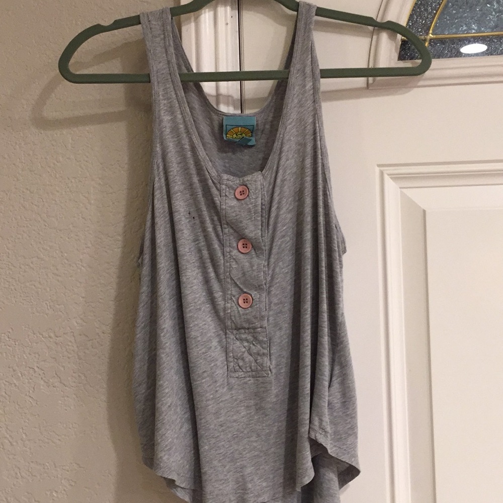C&C California XS gray tank with buttons