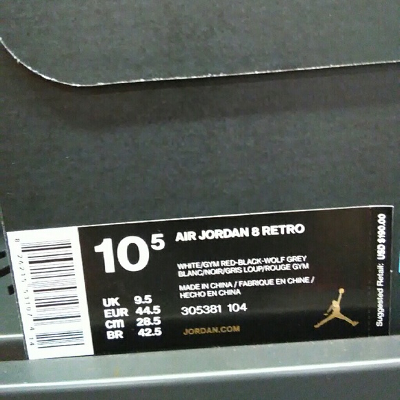 AIR JORDAN 8 RETRO IN BOX