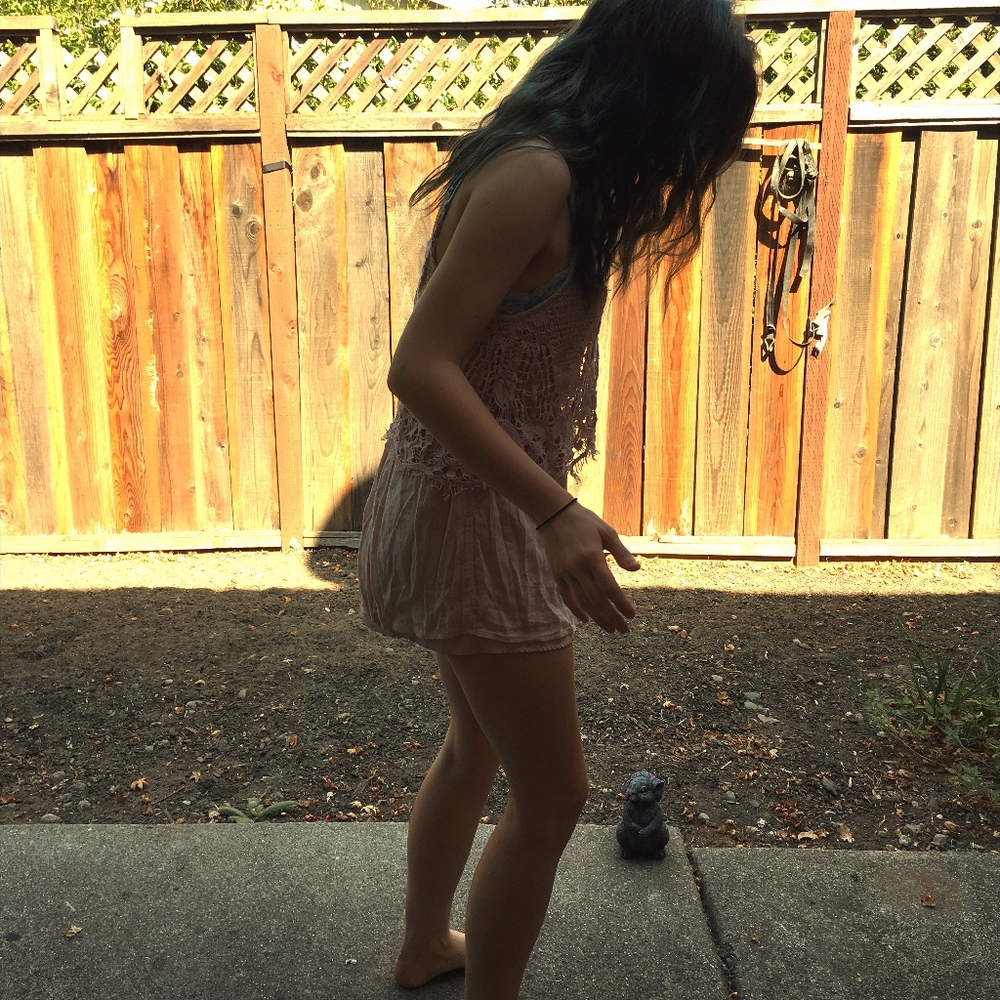 American Eagle Outfitters Crepe Romper