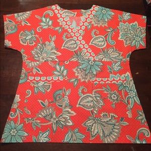 scrub top - SOLD -
