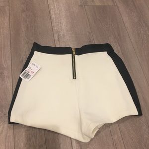 Black and white shorts!