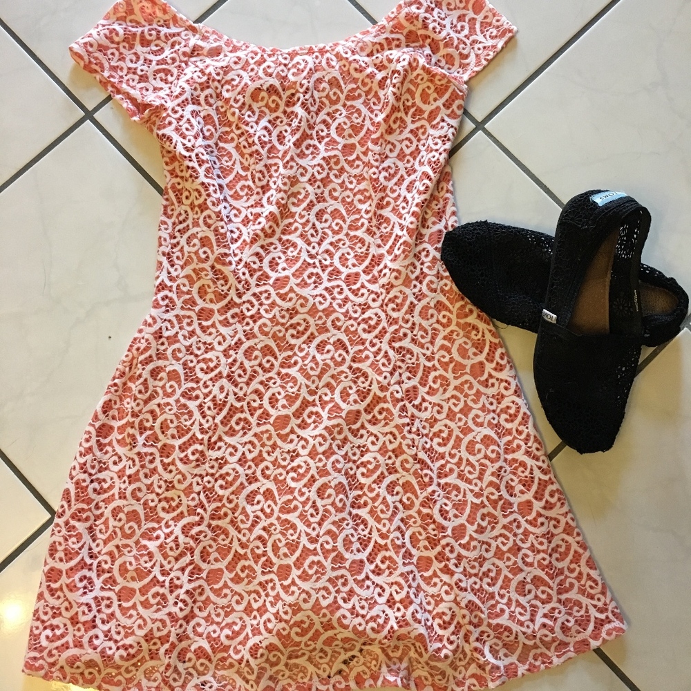 Bebop Orange Patterned Dress