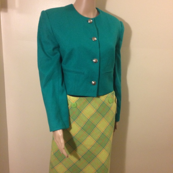 ⤵️Price Jacket Cropped 💯 Wool - Picture 1 of 5