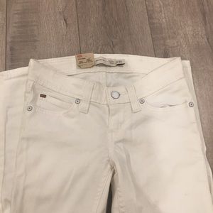 Levi white jeans