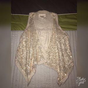 Abercrombie & Fitch sequin vest